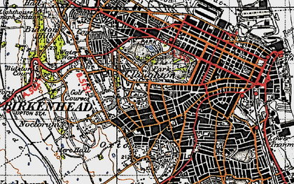 Old map of Claughton in 1947