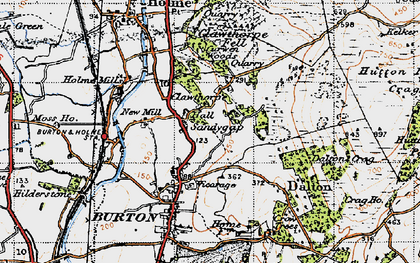 Old map of Clawthorpe in 1947
