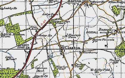 Old map of Aldby Field Ho in 1947