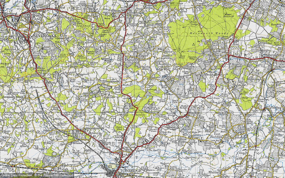 Old Map of Claygate, 1946 in 1946