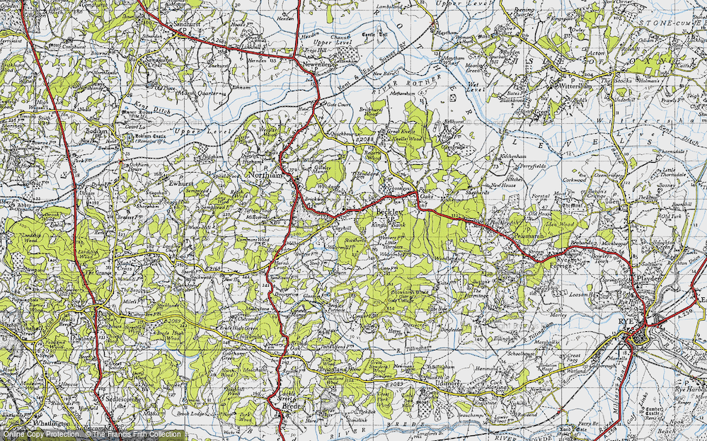 Old Map of Clayhill, 1940 in 1940
