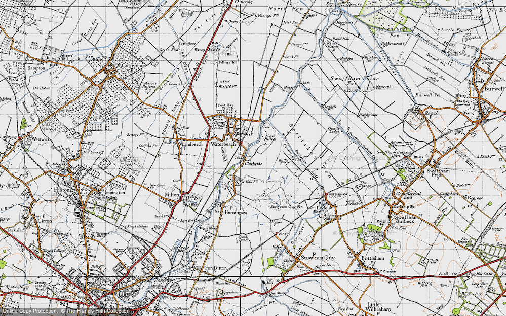 Old Map of Clayhithe, 1946 in 1946