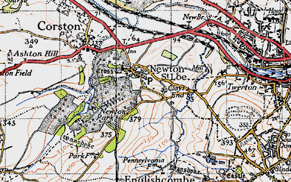 Old map of Clays End in 1946