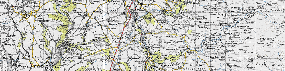 Old map of Clearbrook in 1946