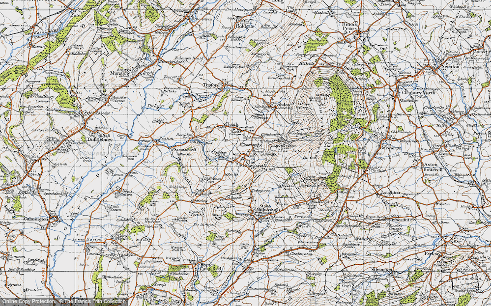 Old Map of Cleemarsh, 1947 in 1947
