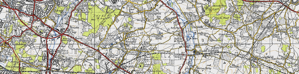 Old map of Clement Street in 1946