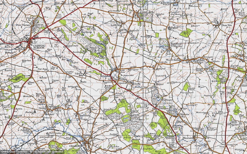 Old Map of Cleveley, 1946 in 1946