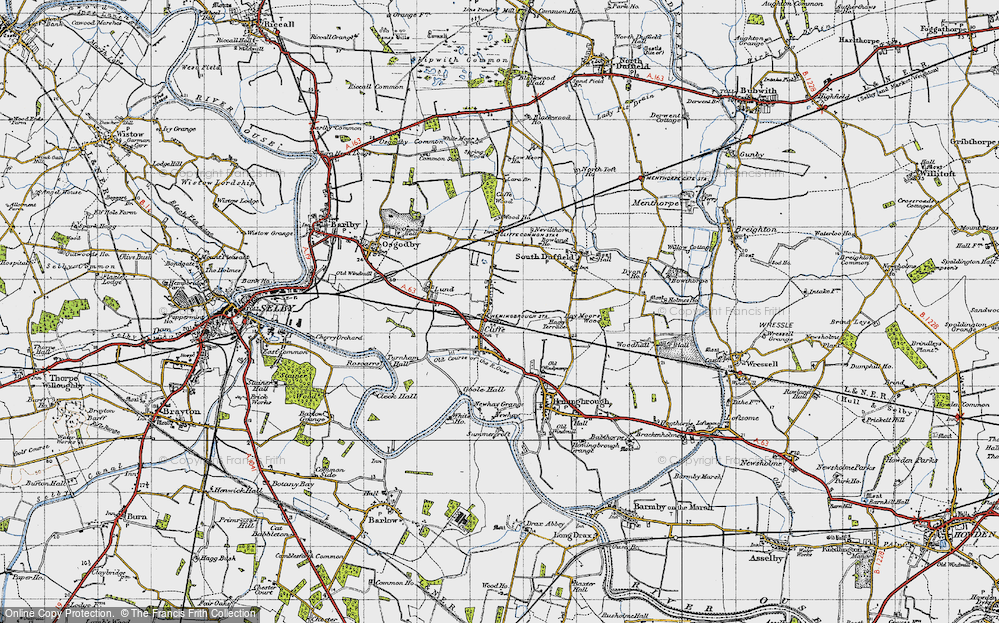 Old Map of Cliffe, 1947 in 1947