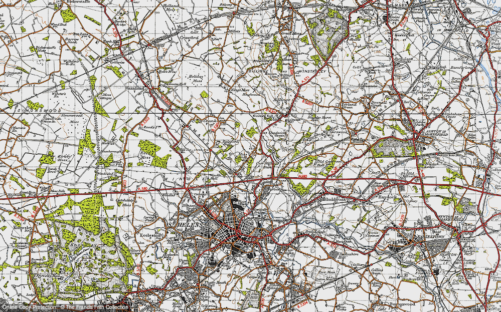 Old Map of Clinkham Wood, 1947 in 1947