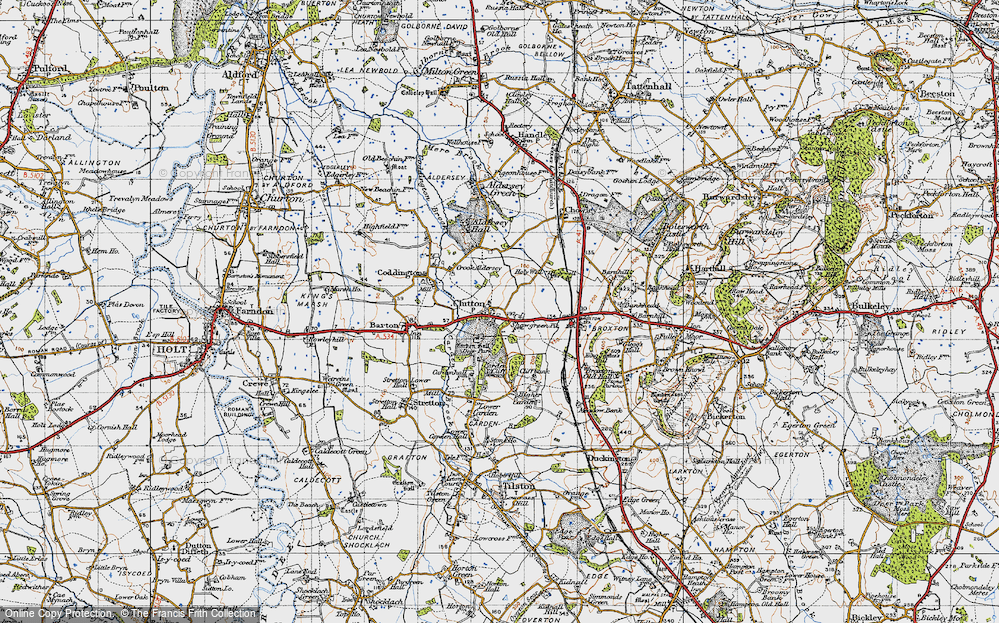Old Map of Clutton, 1947 in 1947