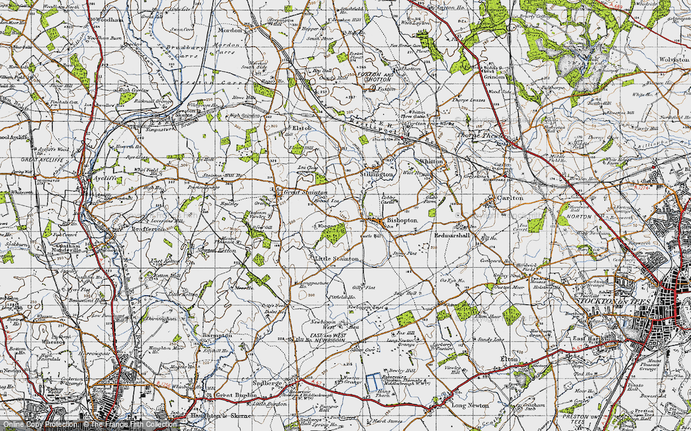 Old Map of Coal Bank, 1947 in 1947