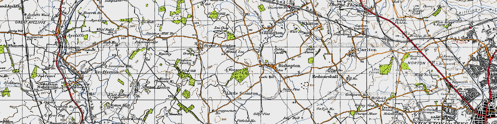 Old map of Coal Bank in 1947
