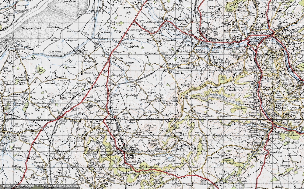 Old Map of Coaley, 1946 in 1946