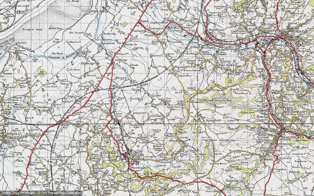 historic-ordnance-survey-map-of-coaley-1946-francis-frith