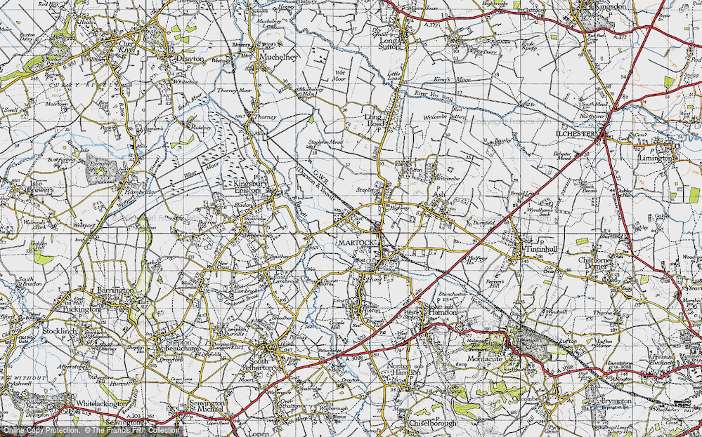 Old Map of Coat, 1945 in 1945