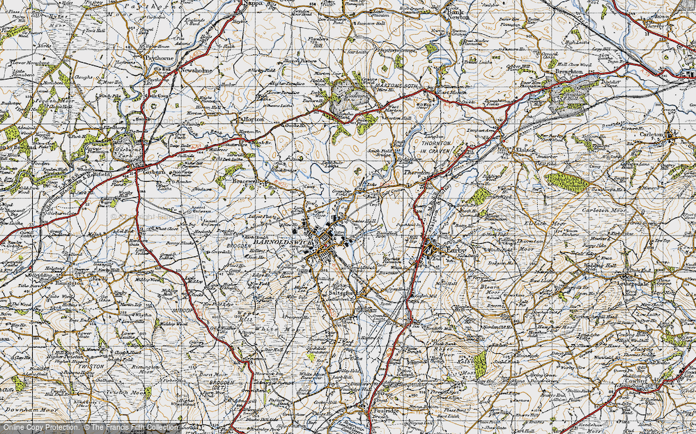 Old Map of Coates, 1947 in 1947