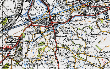 Old map of Cobbs in 1947