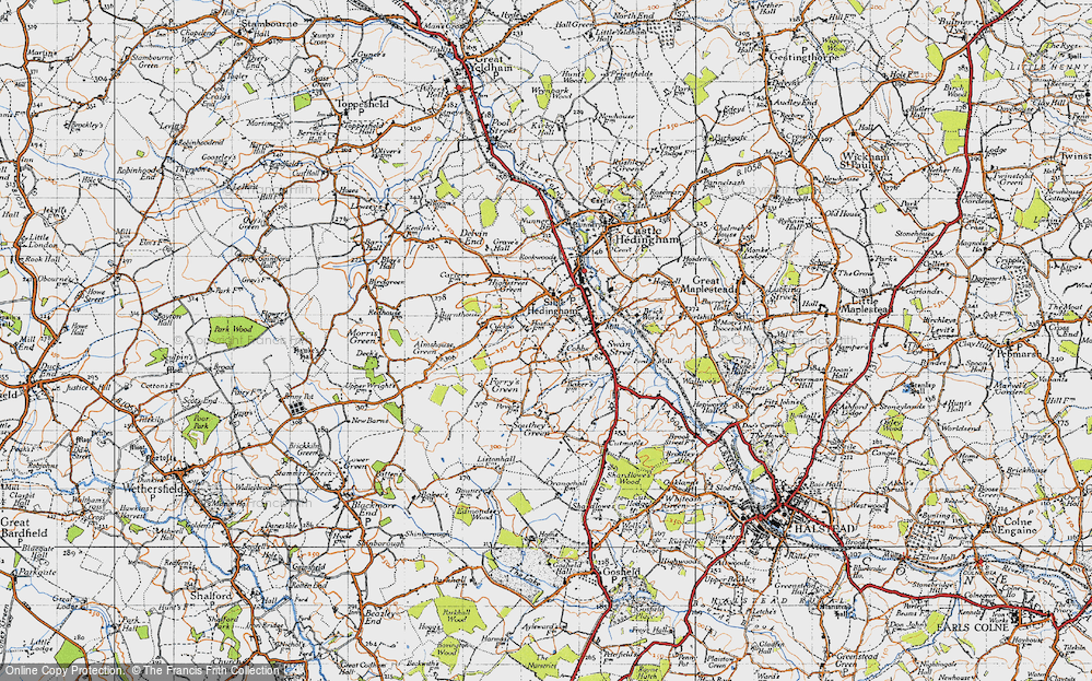 Old Map of Cobbs Fenn, 1945 in 1945