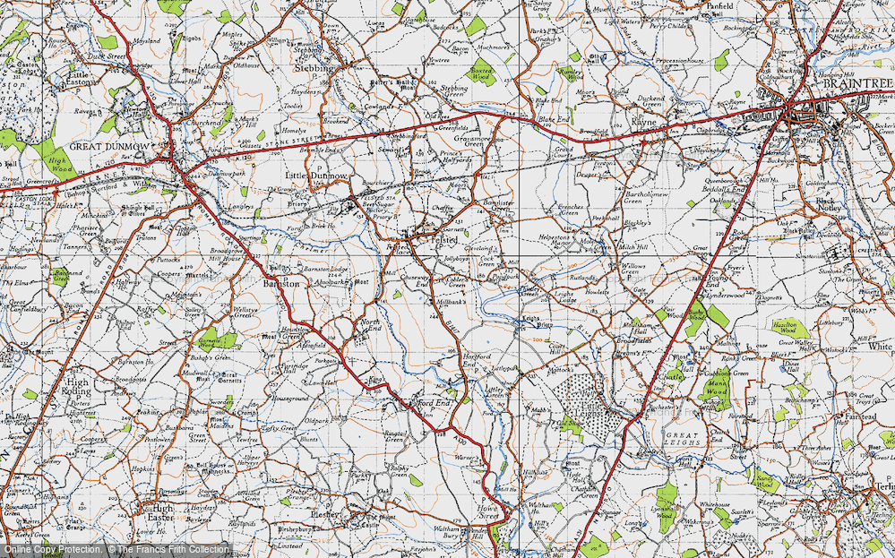 Old Map of Cobler's Green, 1946 in 1946