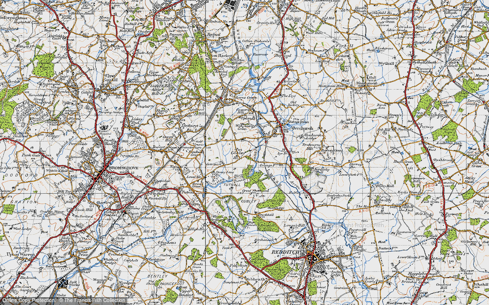 Old Map of Cobley Hill, 1947 in 1947