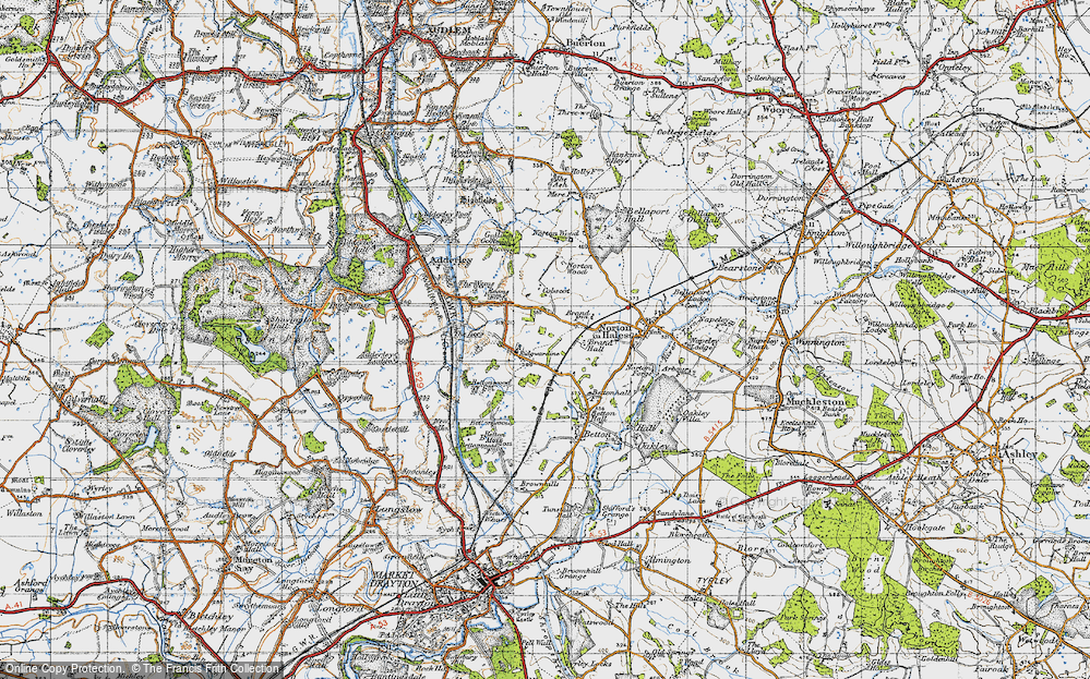 Old Map of Cobscot, 1947 in 1947