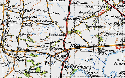Old map of Cock Bank in 1947
