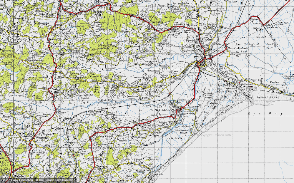 Old Map of Cock Marling, 1940 in 1940