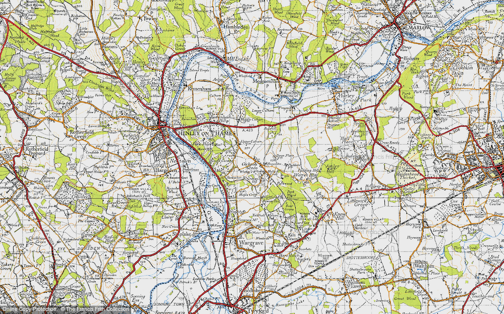 Old Map of Cockpole Green, 1947 in 1947