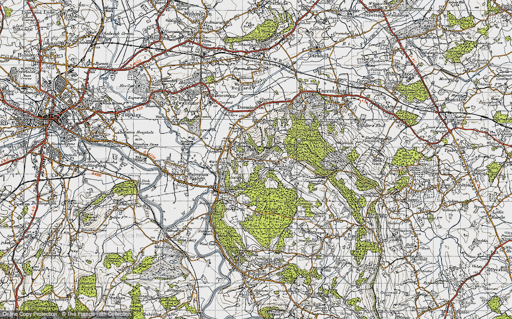 Old Map of Cockshoot, 1947 in 1947
