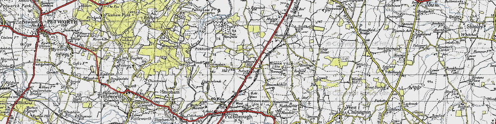 Old map of Codmore Hill in 1940