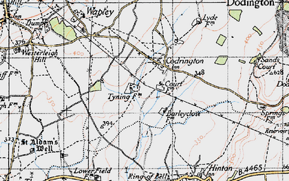 Old map of Codrington in 1946