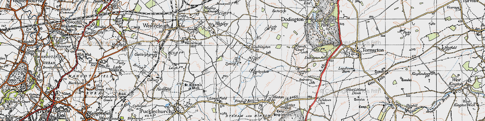 Old map of Codrington in 1946