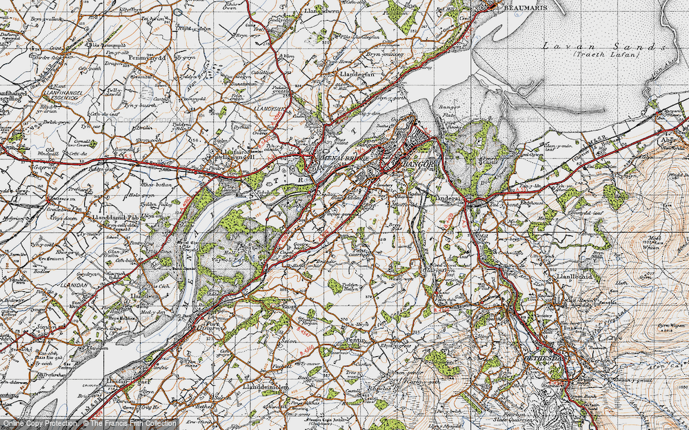 Old Map of Coed Mawr, 1947 in 1947