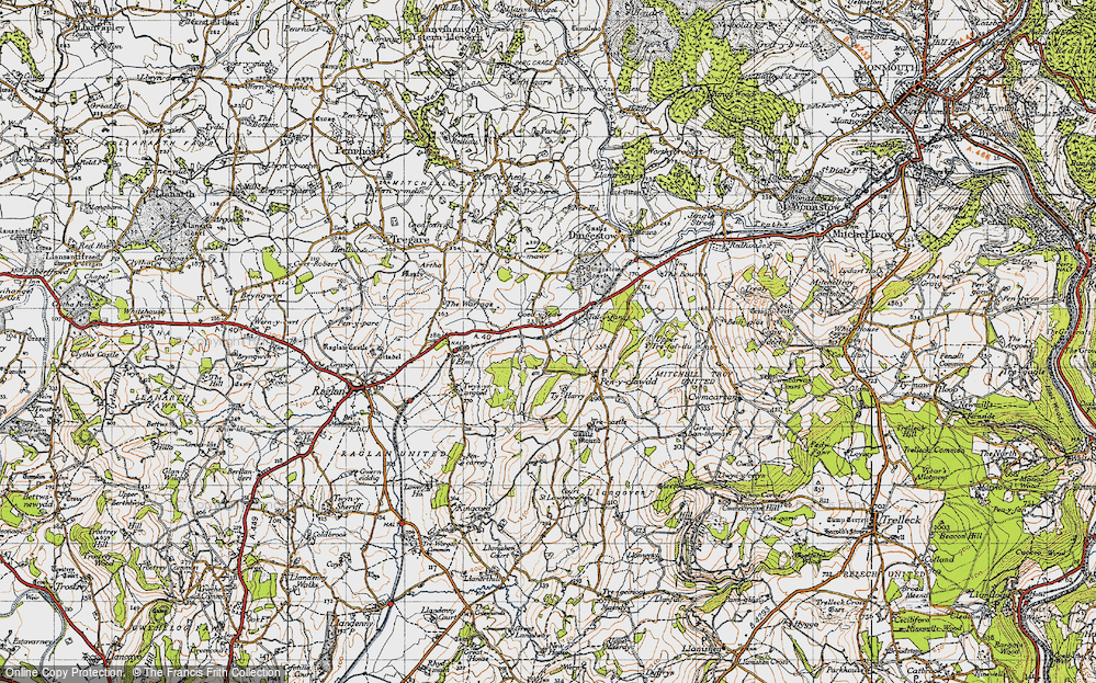 Old Map of Coed-y-fedw, 1946 in 1946