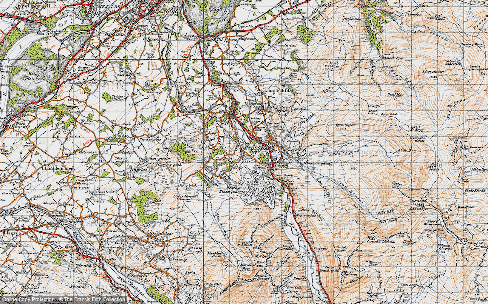 Old Map of Coed-y-parc, 1947 in 1947