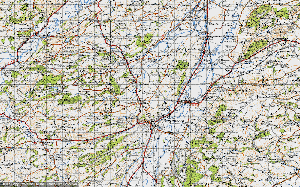 Old Map of Coed-y-wlad, 1947 in 1947