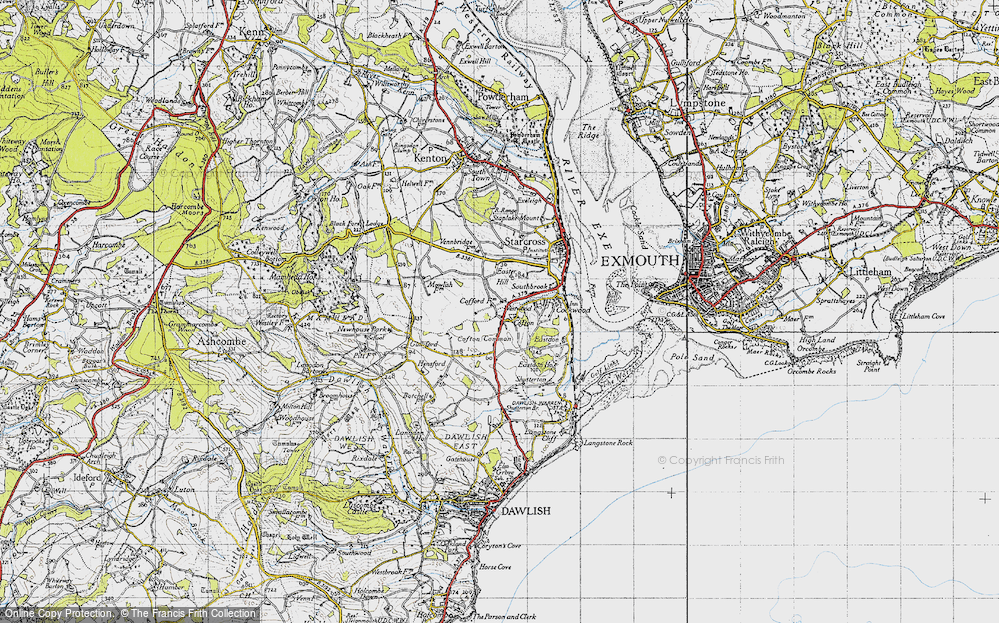 Old Map of Cofton, 1946 in 1946