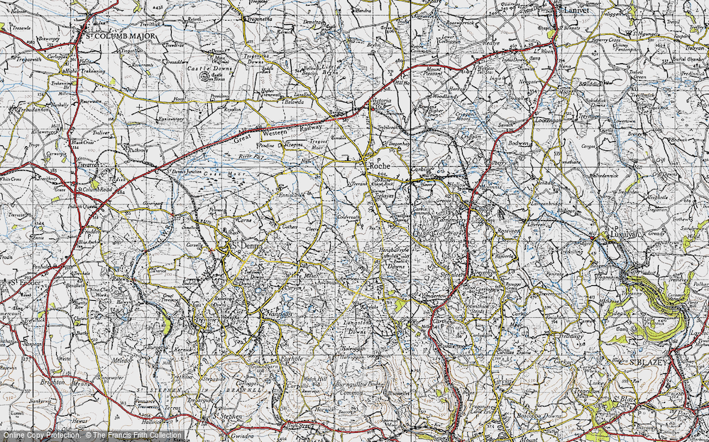 Old Map of Coldvreath, 1946 in 1946