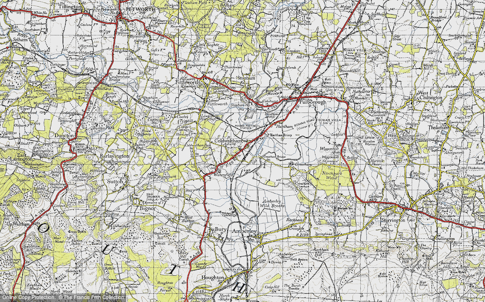 Old Map of Coldwaltham, 1940 in 1940