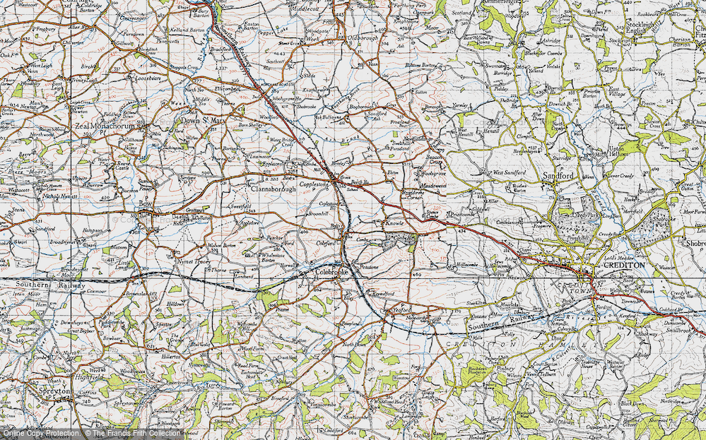 Old Map of Coleford, 1946 in 1946