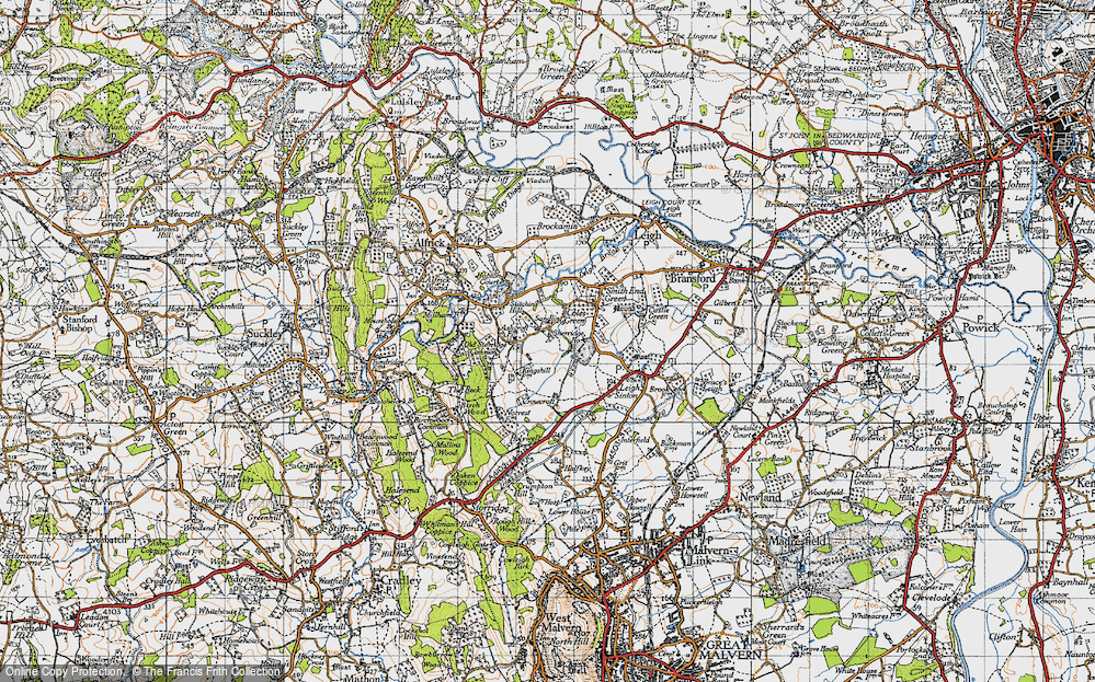 Old Map of Coles Green, 1947 in 1947