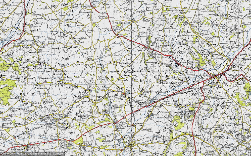 Old Map of Colestocks, 1946 in 1946
