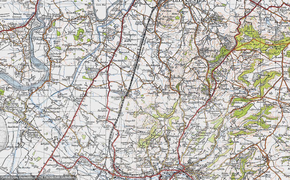 Old Map of Colethrop, 1946 in 1946