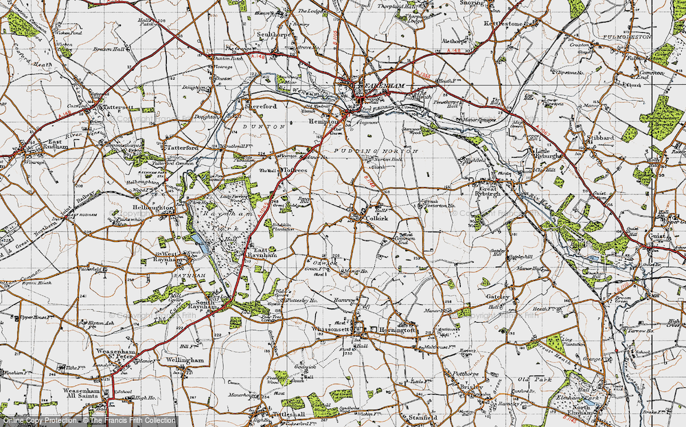 Old Map of Colkirk, 1946 in 1946