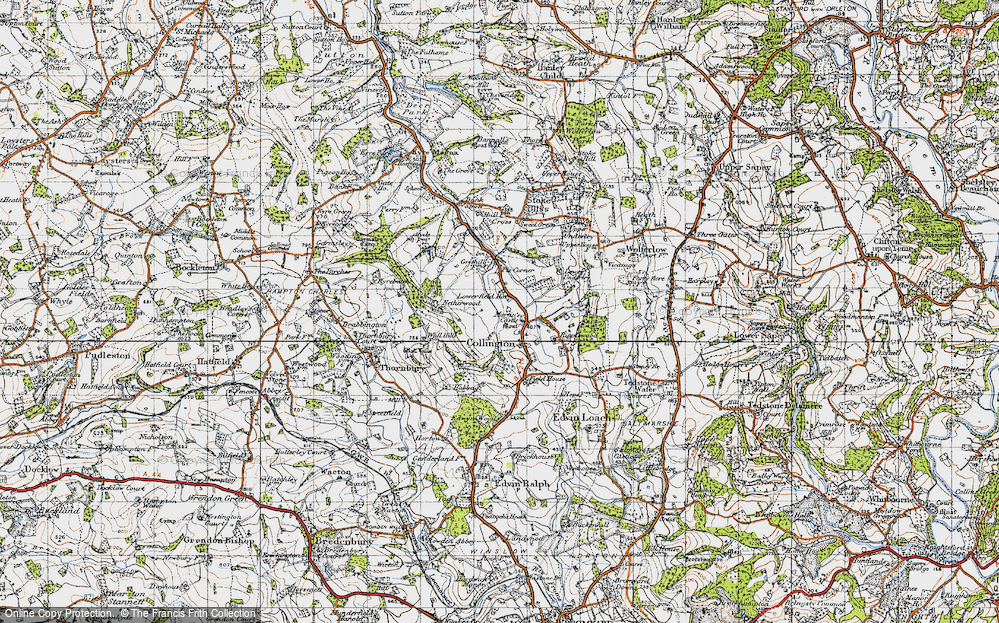 Old Map of Collington, 1947 in 1947