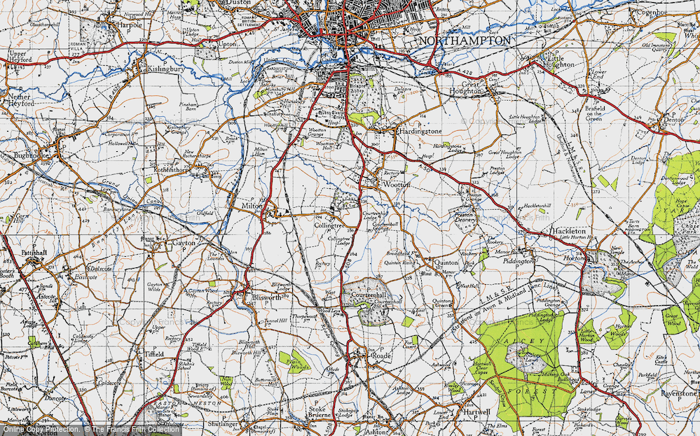 Old Map of Collingtree, 1946 in 1946