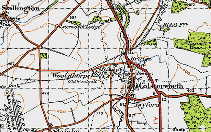 Old map of Colsterworth in 1946