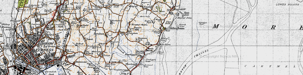 Old map of Colt Park in 1947