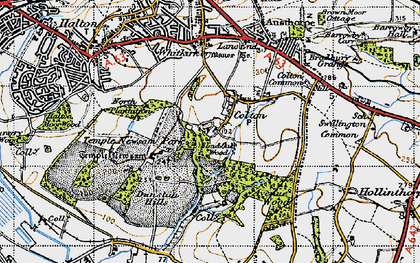 Old map of Colton in 1947