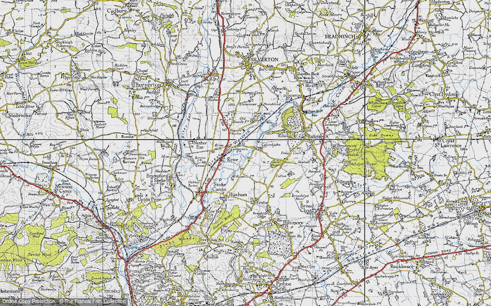 Old Map of Columbjohn, 1946 in 1946